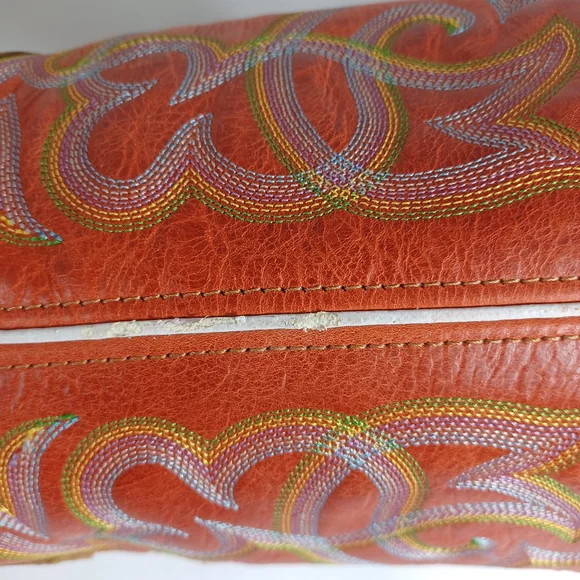 Leather Cowboy Broad Square Toe Ruff Stock Twisted X Men's See Desc and Pictures - Picture 8 of 11